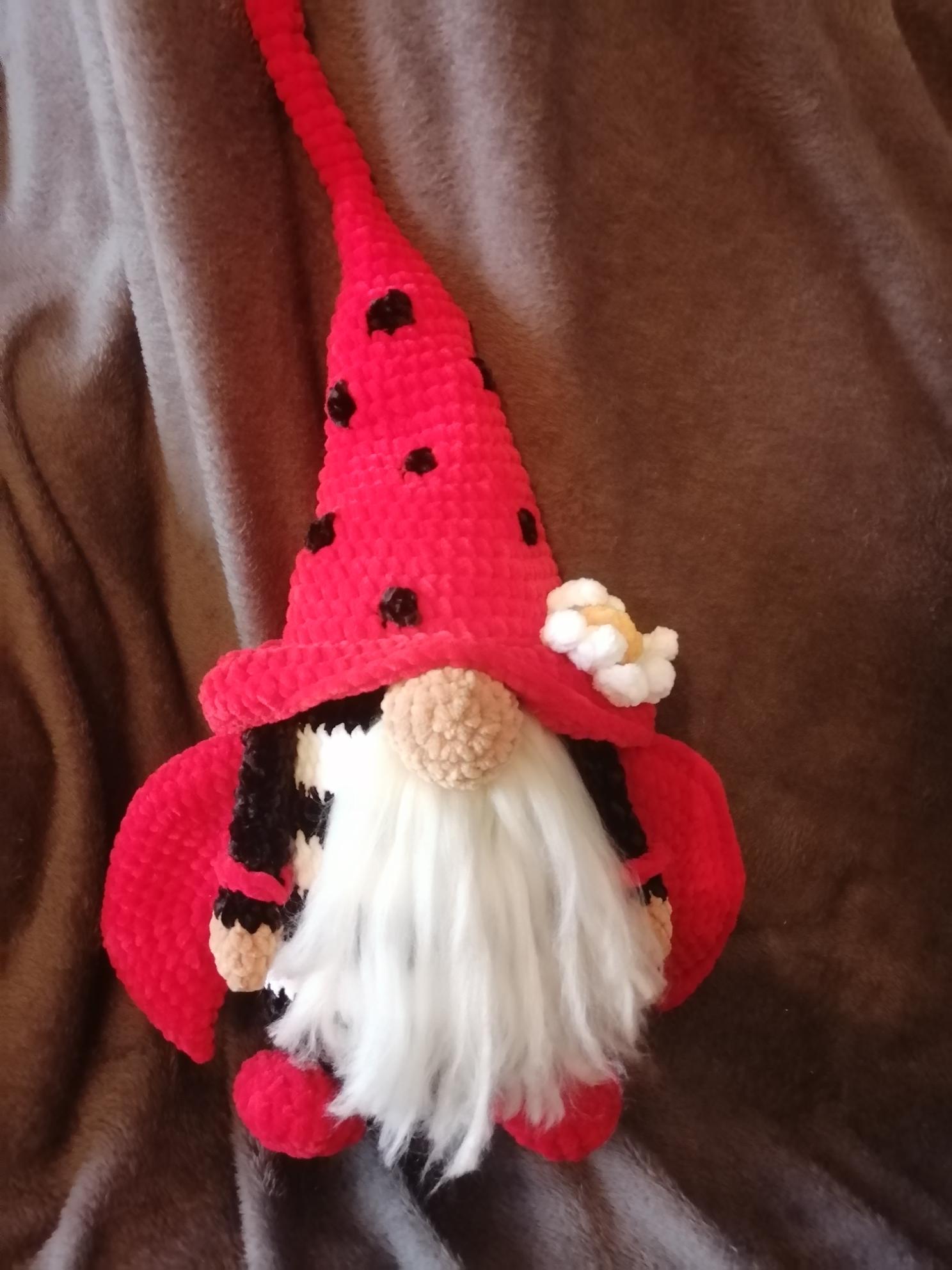 Gnome coccinelle 50cm