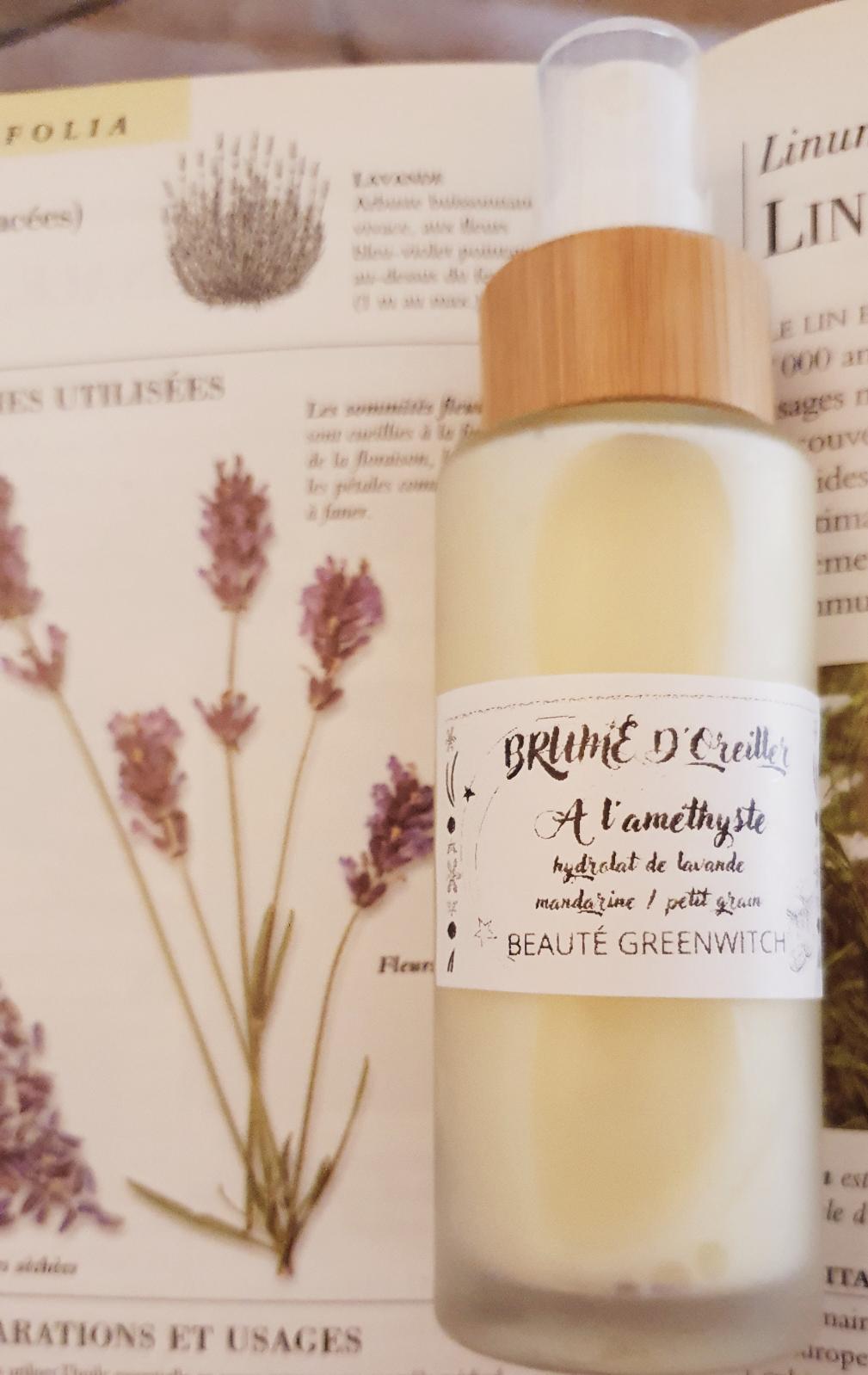 Brume d'oreiller à l'améthyste 