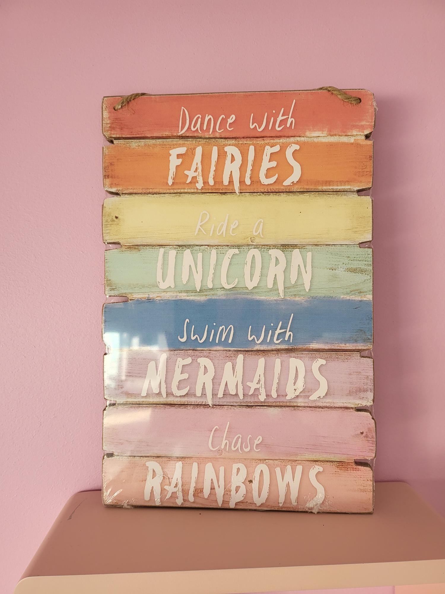 Plaque murale danse avec les fees 