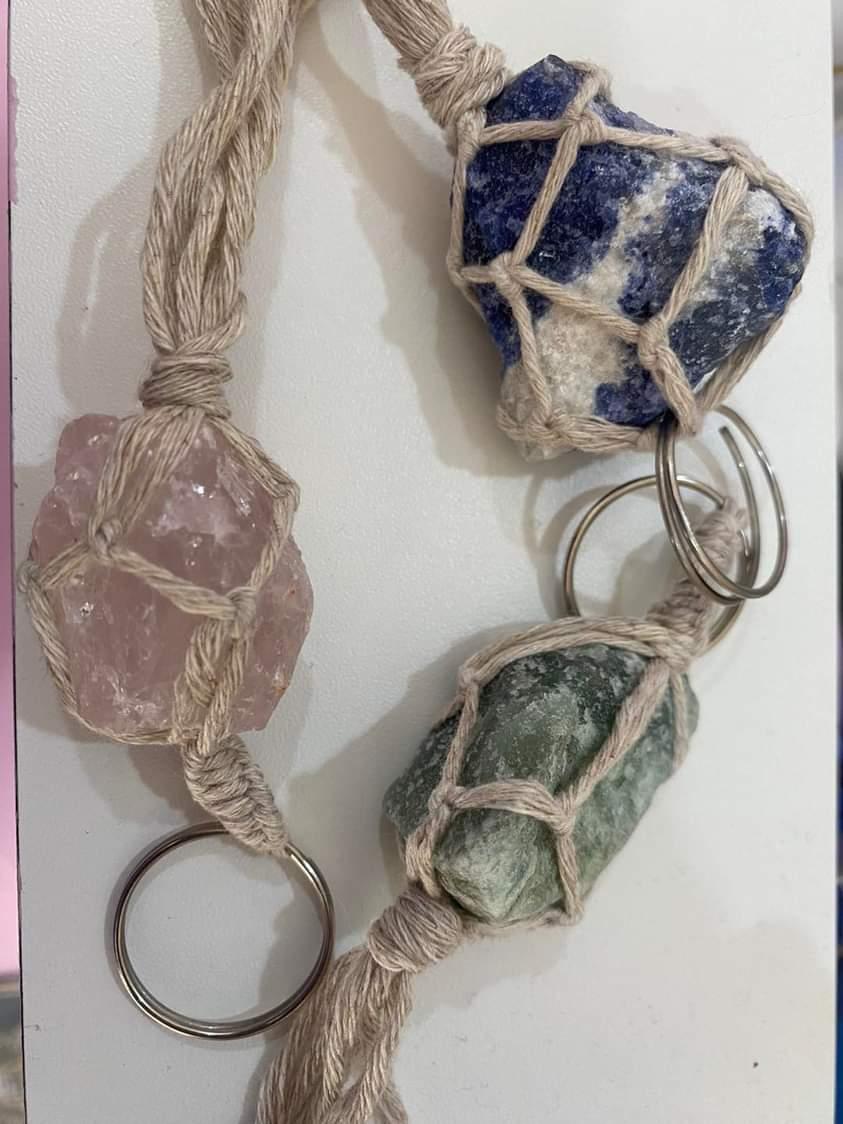 Porte clefs aventurine verte