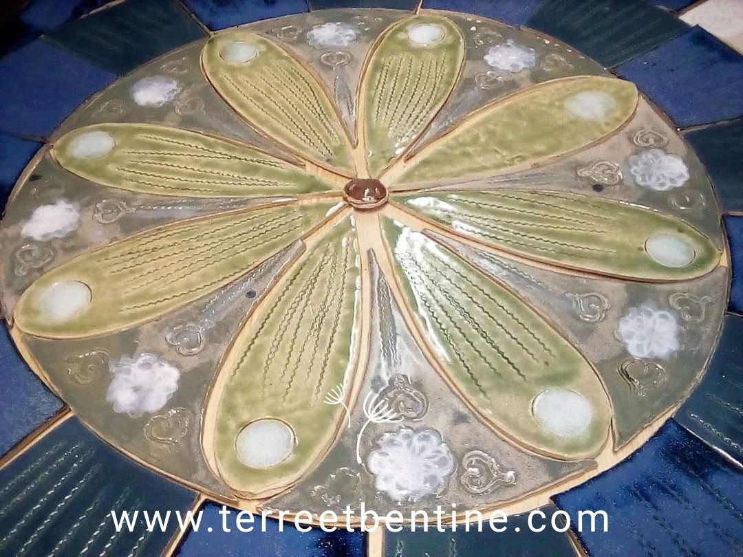 COMPOSITION Murale en grès - pièce UNIQUE 