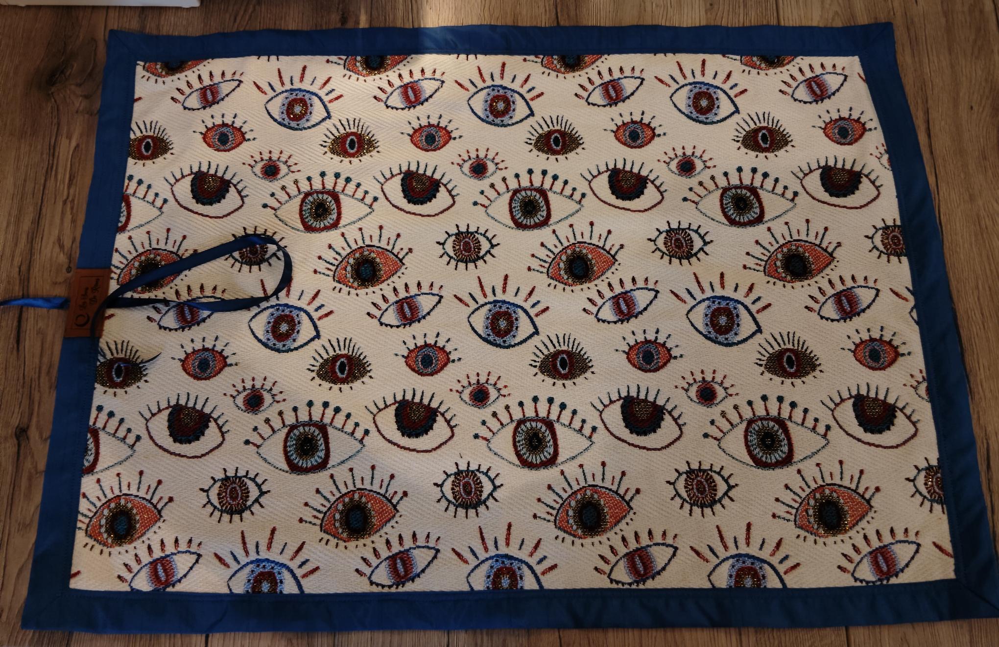 Tapis d'oracles Cyclope/Bleu