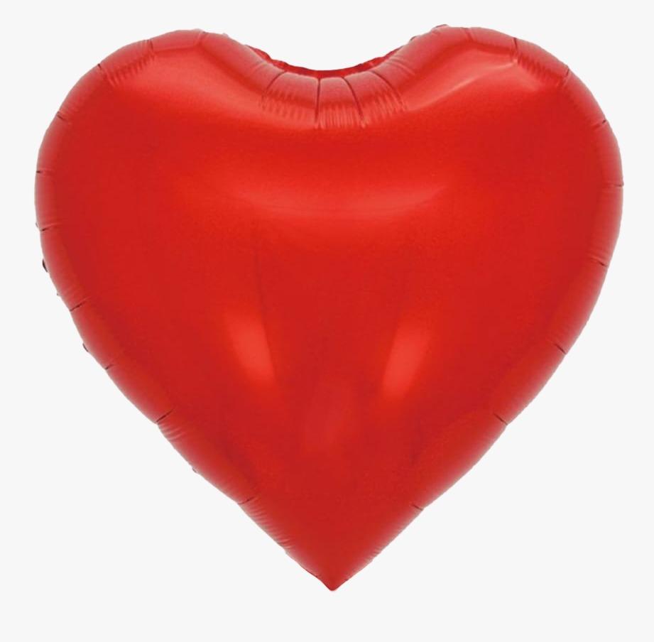 Cuori Foil 18&quot; Rosso Lucido