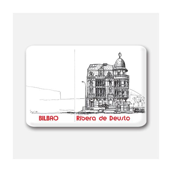 Imán edificio Ribera de Deusto