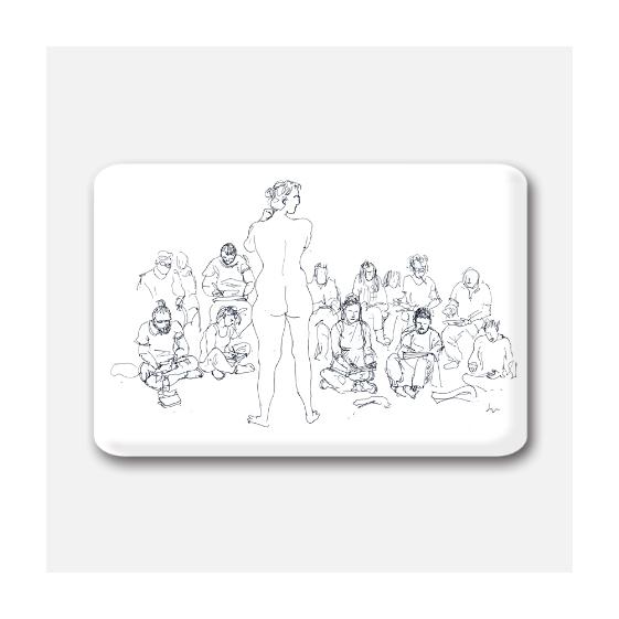 Imán sesión modelo dibujatolrato