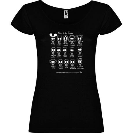 Camiseta Fem Guadalupe Mondo hueso