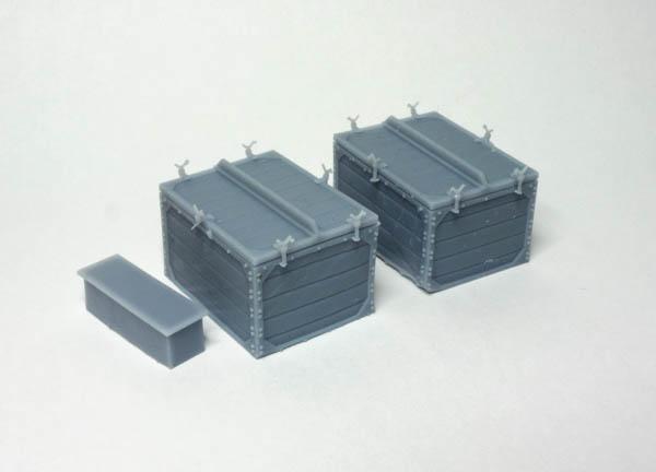4mm / 00 scale 'Denparts' Crates for wagon loads