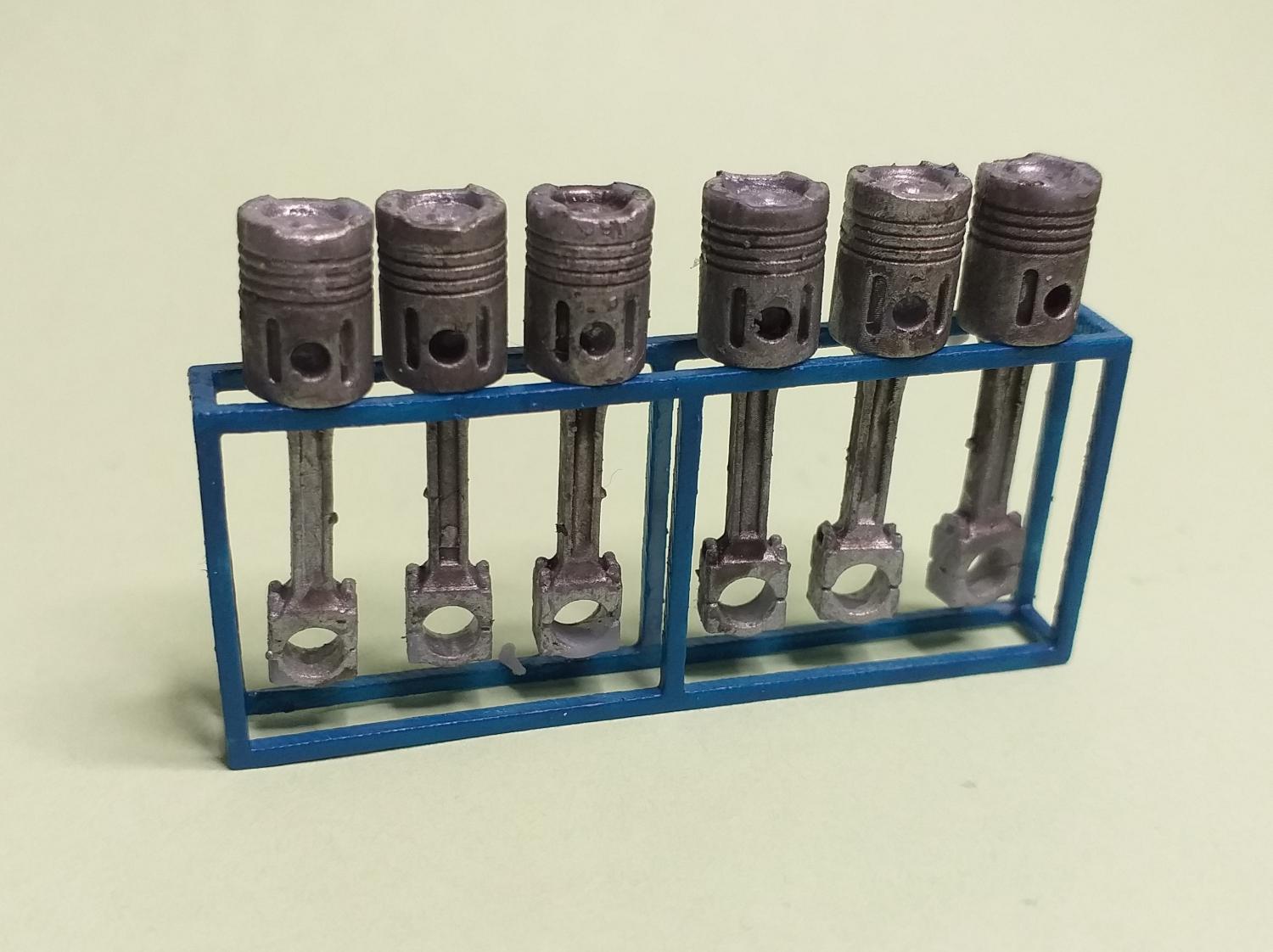 Pistons and Frame Support