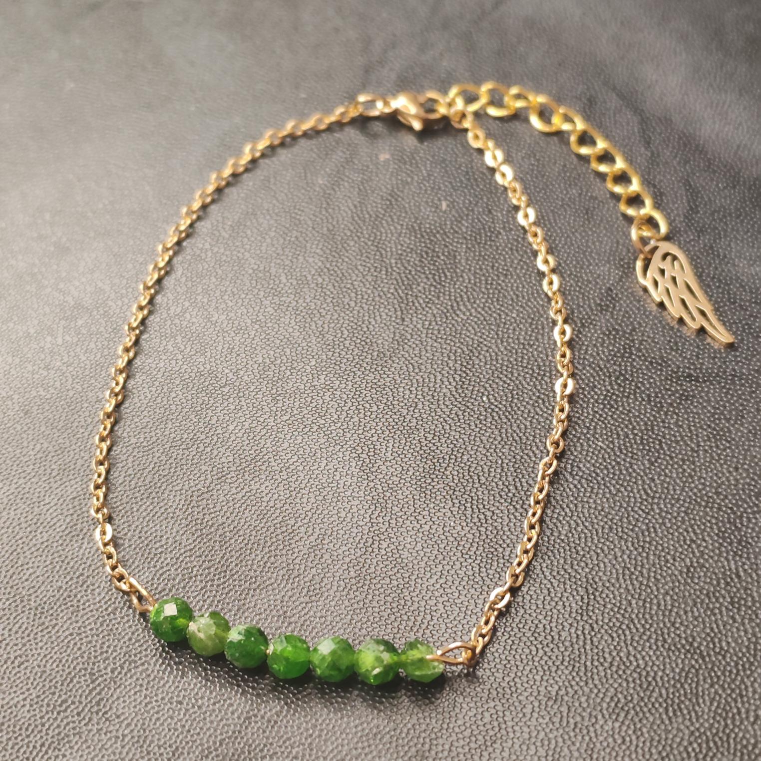 Bracelet Collection élégance Diopside 