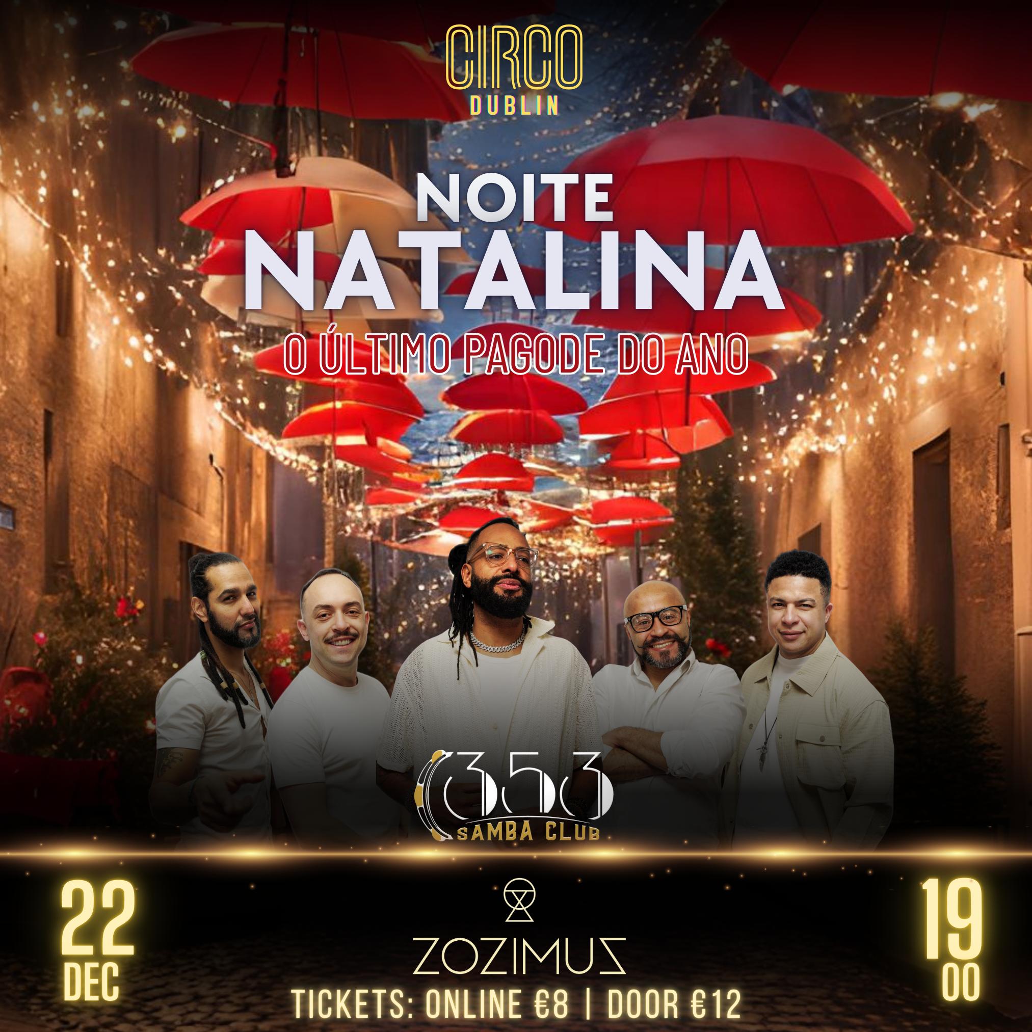CIRCO DUBLIN NOITE NATALINA DOM 22/12/24 1900