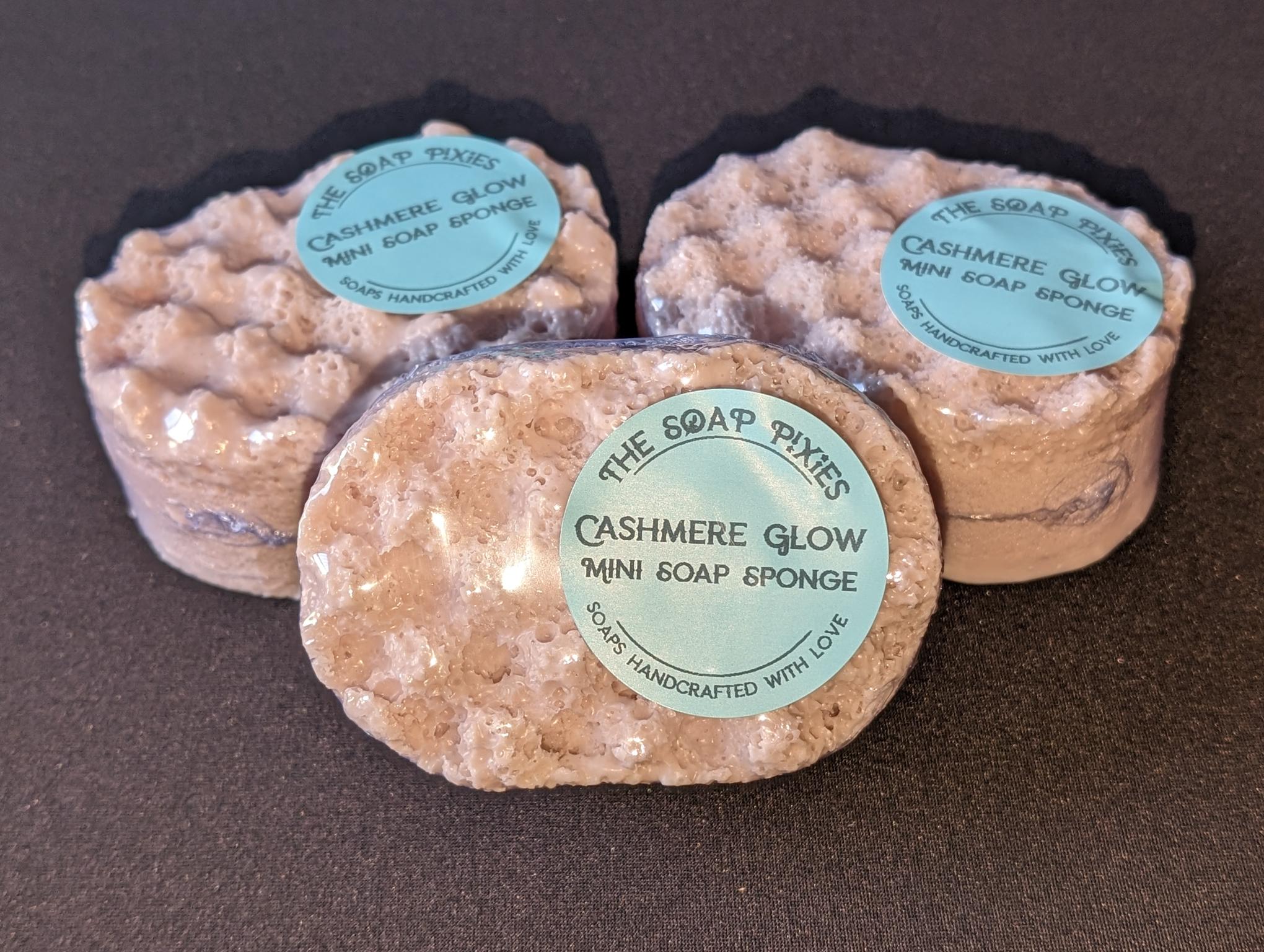 Cashmere Glow Mini Soap Sponge (85g)