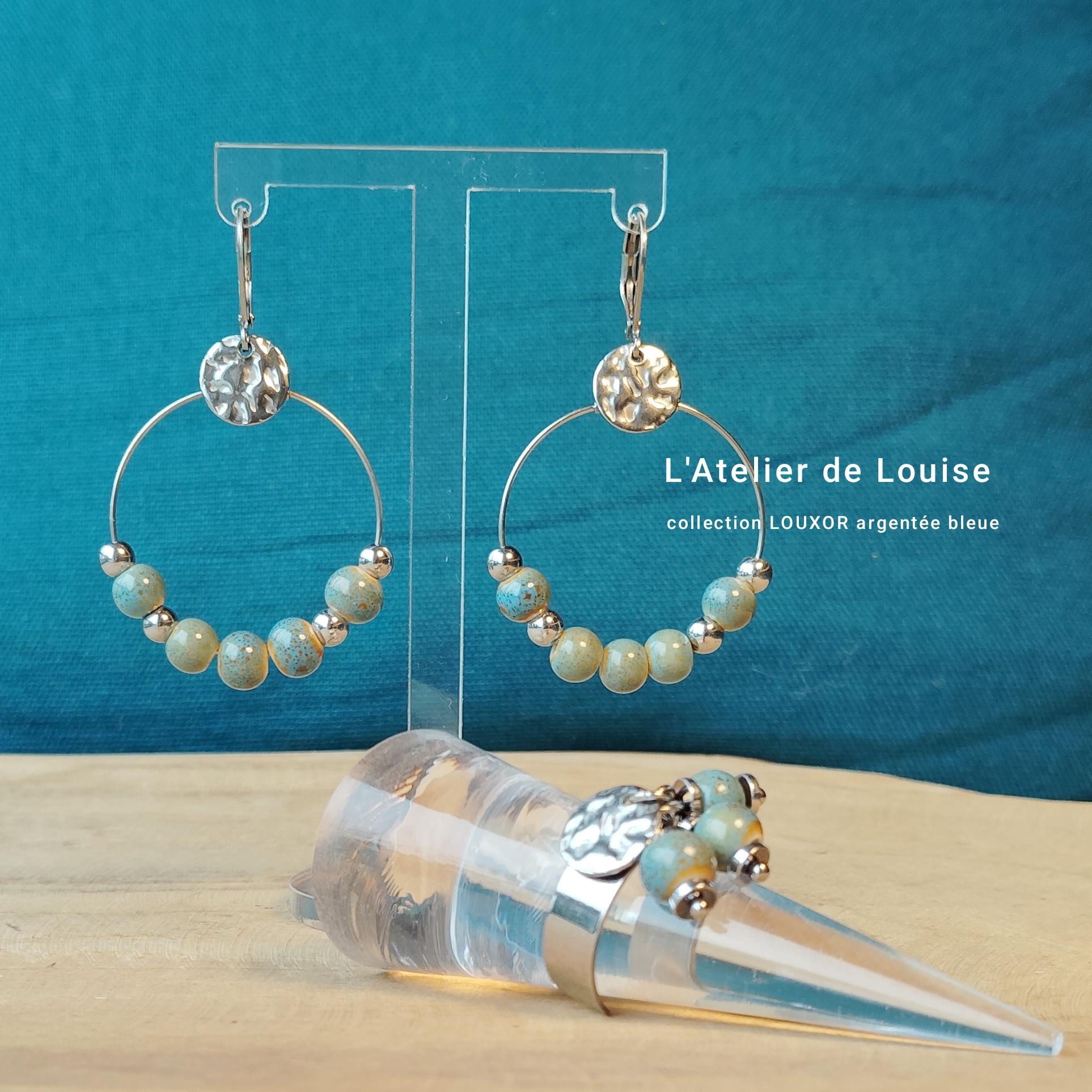 LOUXOR argentée bleue BO