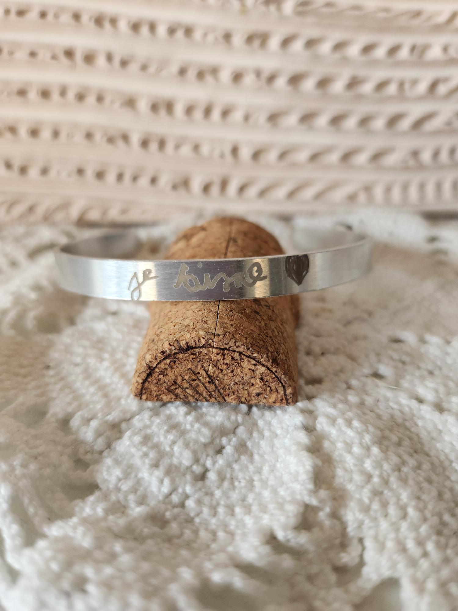 Bracelet à graver en alu