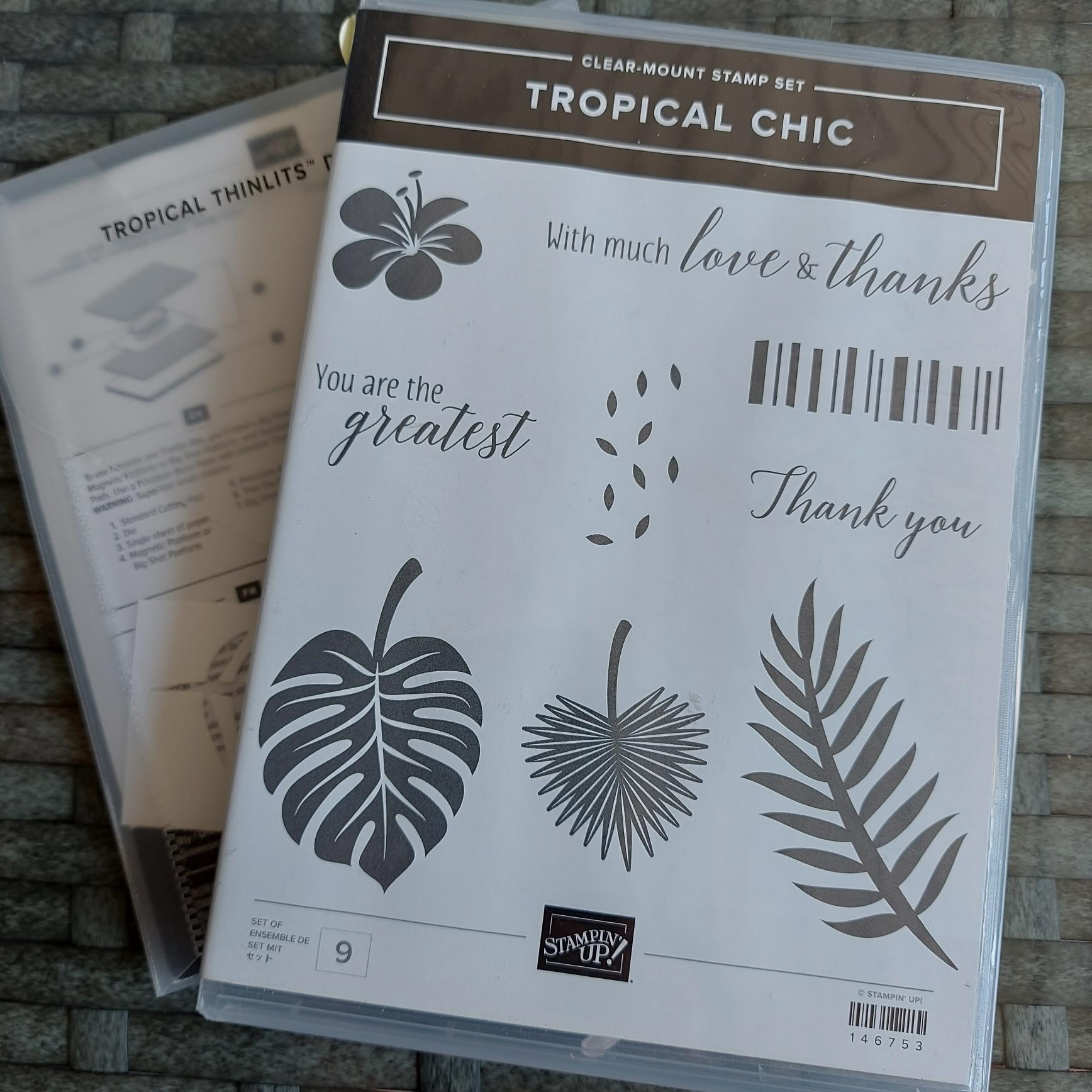 Tropical Chic Stamp &amp; die bundle