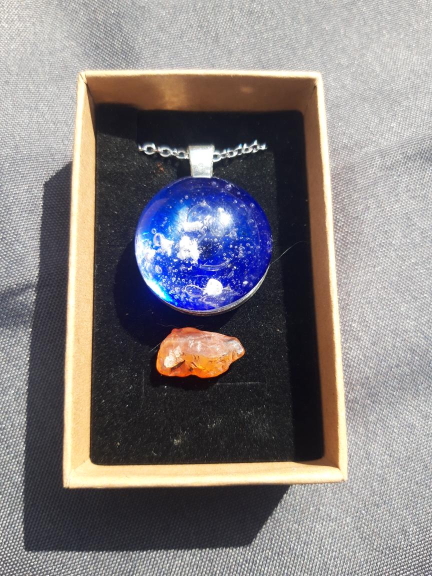 Pendentif &quot;Cornaline&quot; - Lagon 