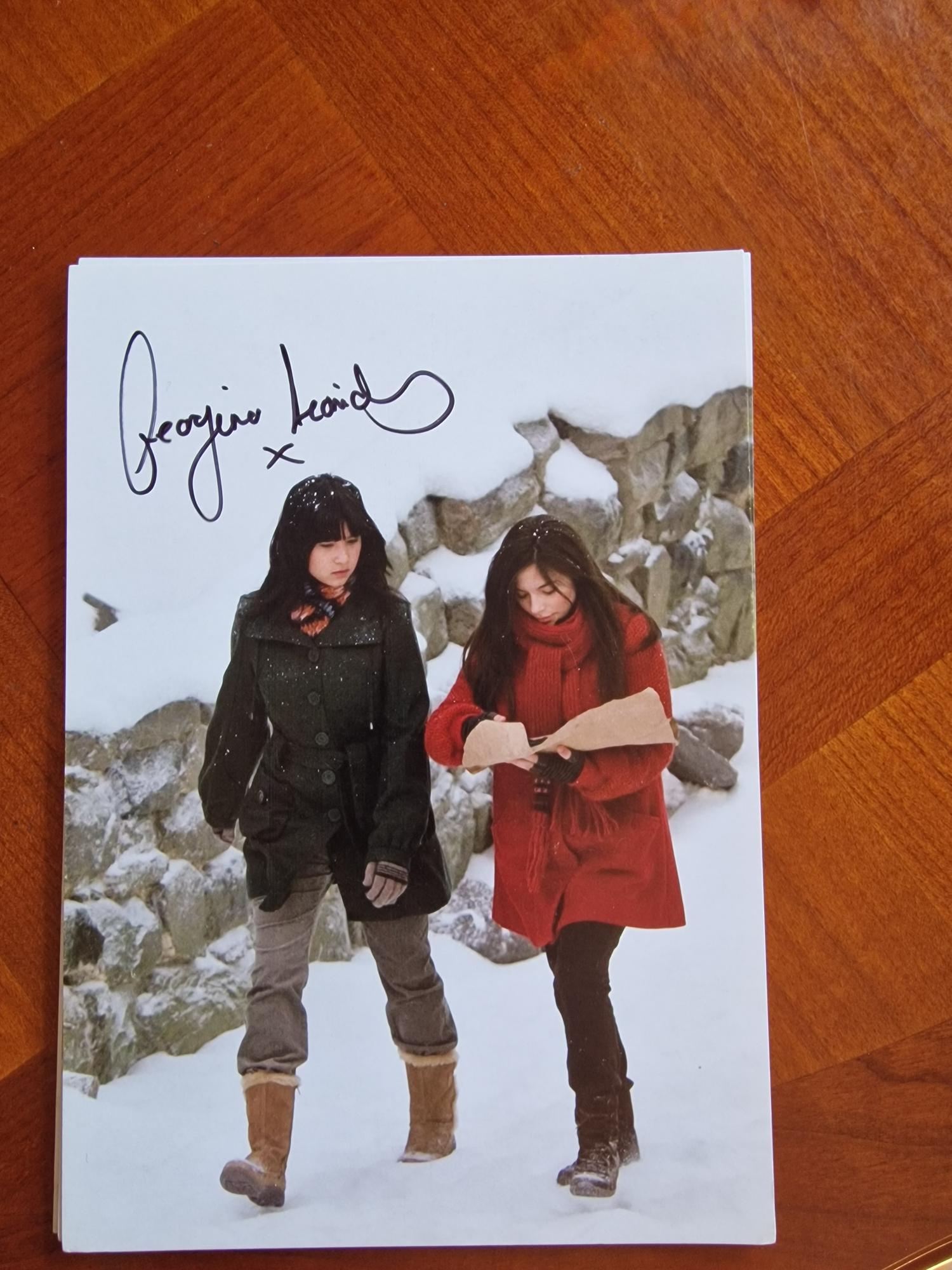 Autographe Georgina Leonidas (Katie Bell) deuxième modèle