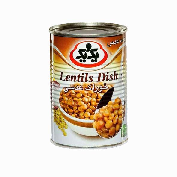 1 &amp; 1  Canned Lentils Dish خوراک عدسى 370 گرمی