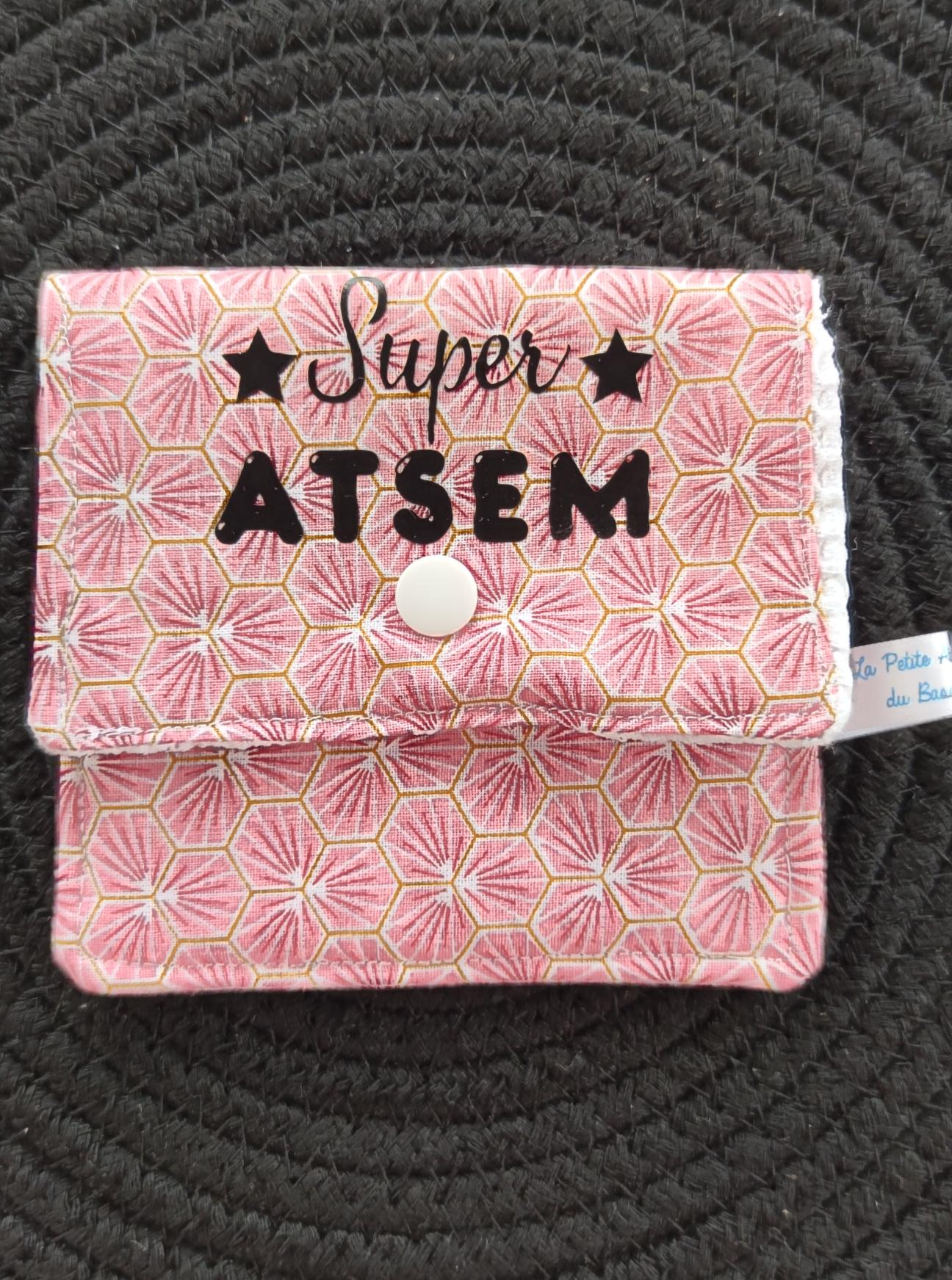 Étui à savon rose ATSEM 