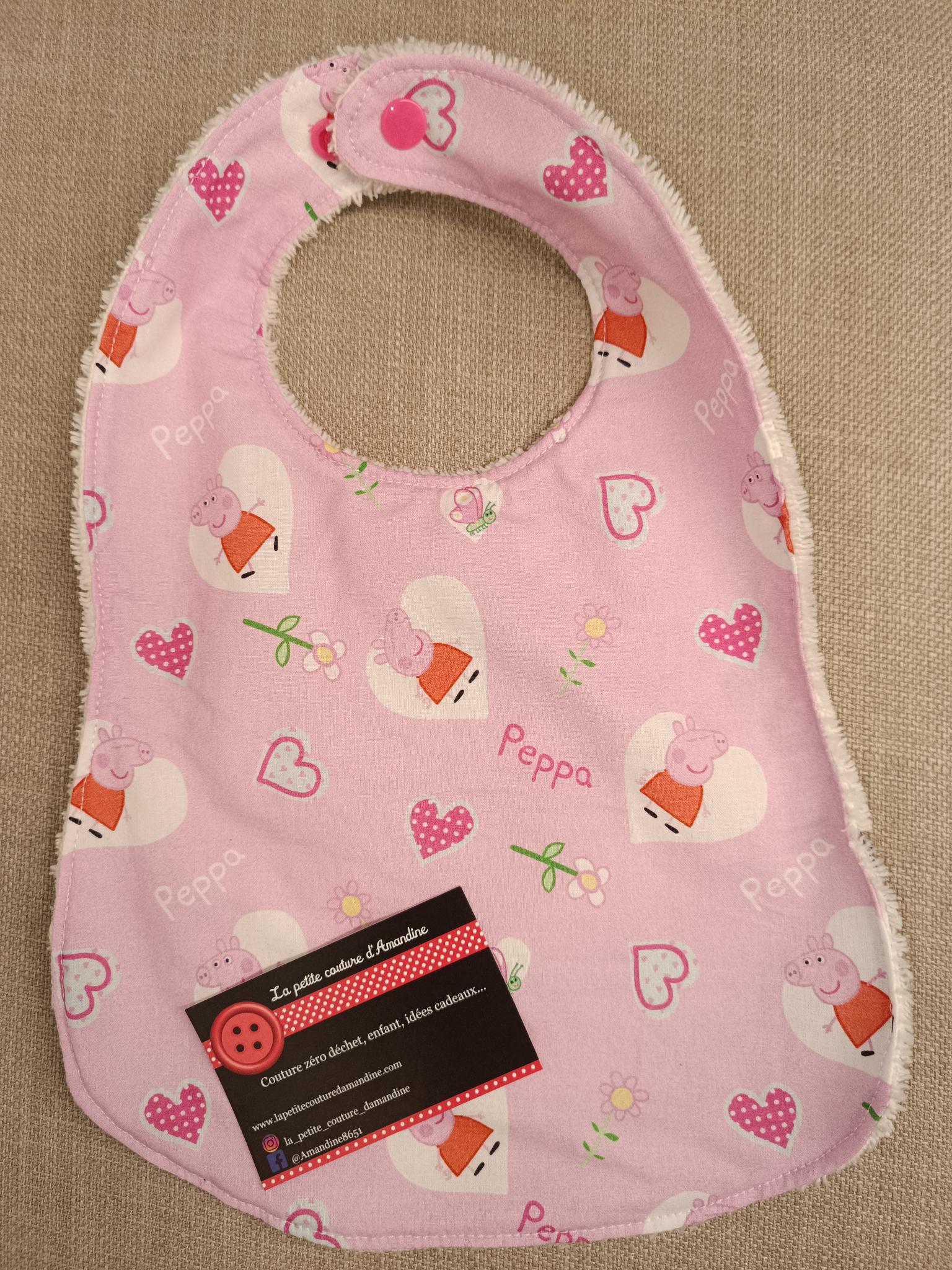 Bavoir xl Peppa pig 