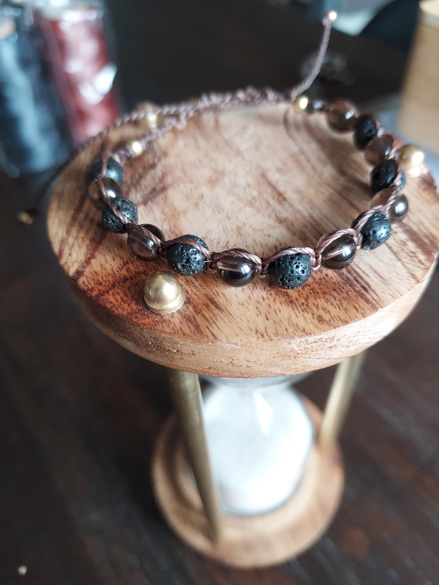 Quartz Fumé - Pierre de Lave