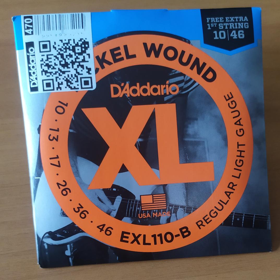 Encordoamento Guitarra 010 EXL110 Daddario Cód 470