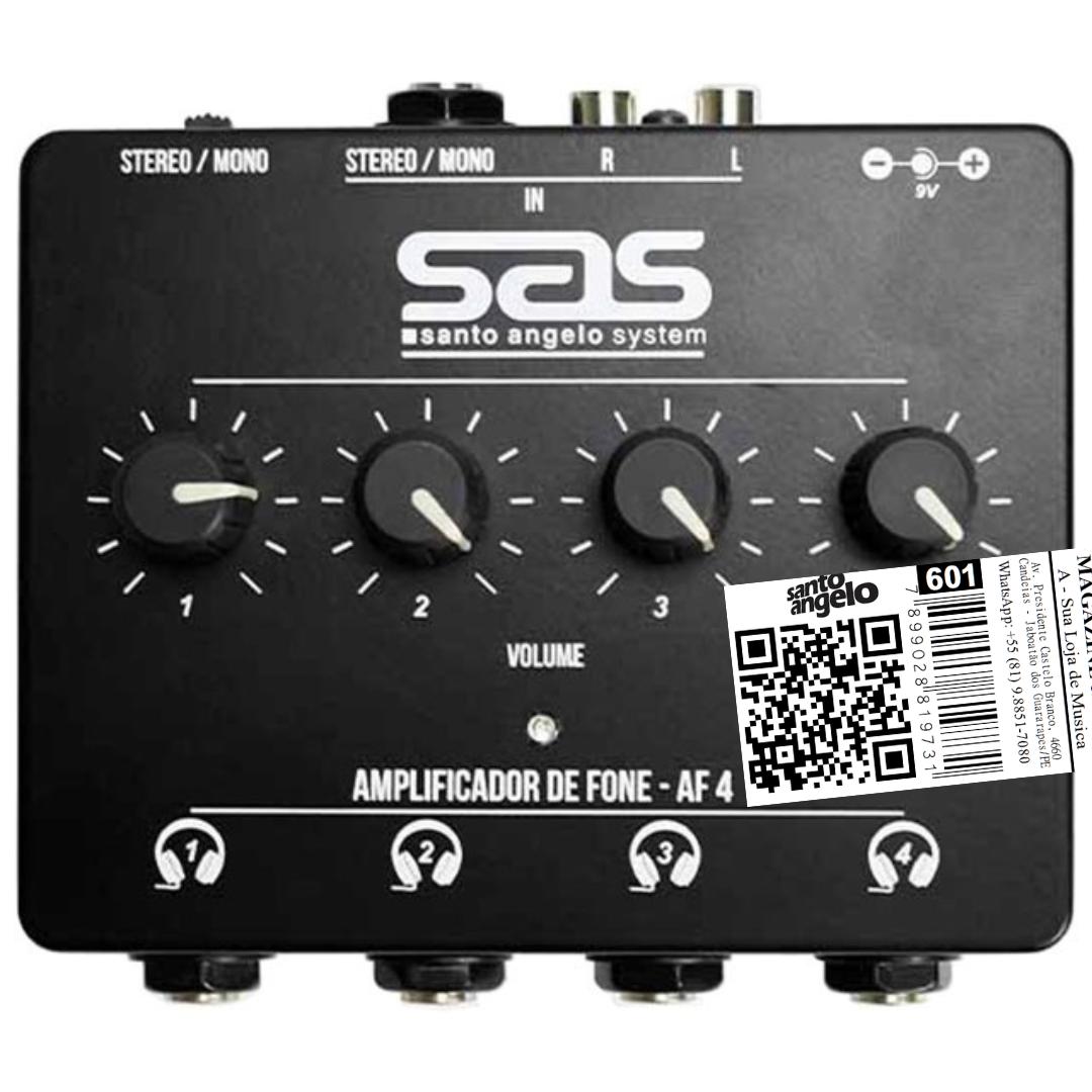 Amplificador de Fone mod. AF4 Santo Ângelo Cód. 601