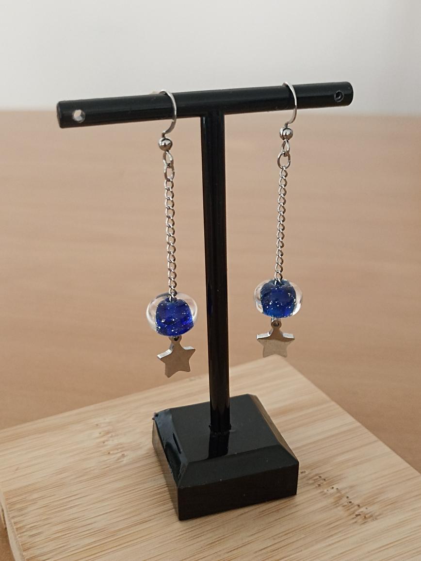 Boucles d&#039;oreilles étoilées 