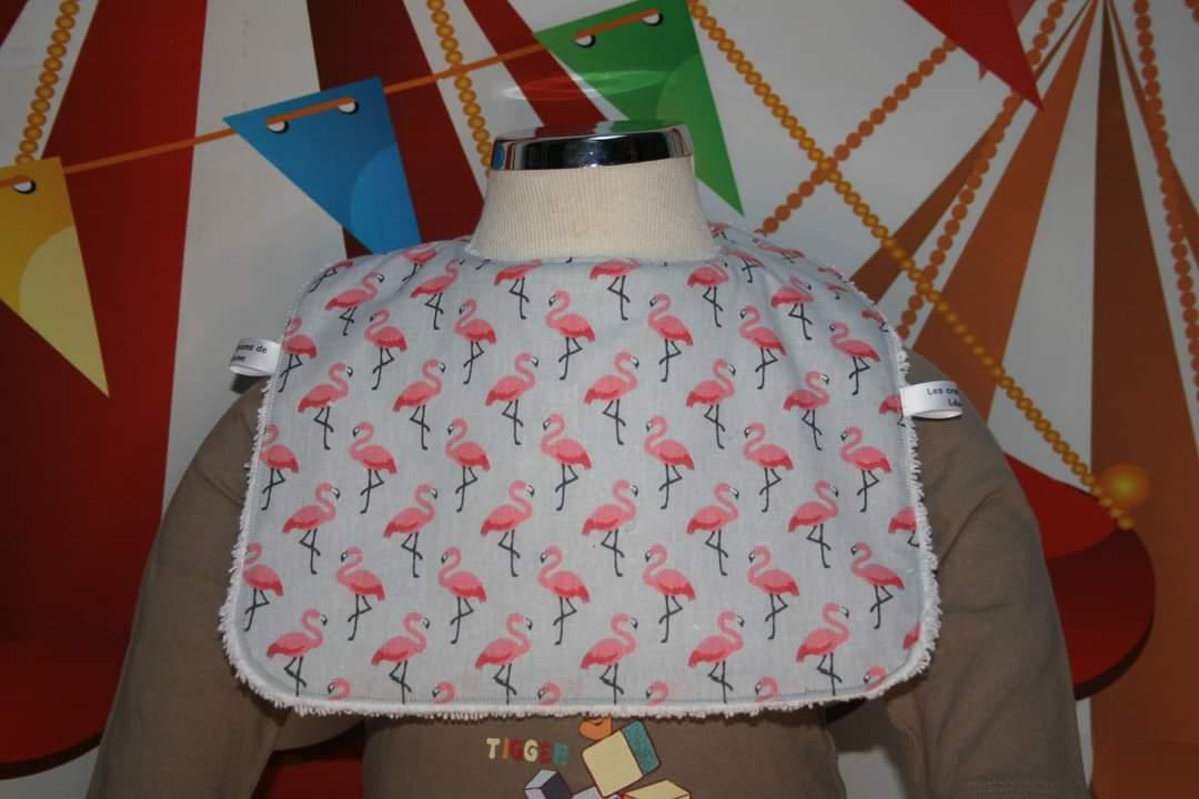 Bavoir flamand rose
