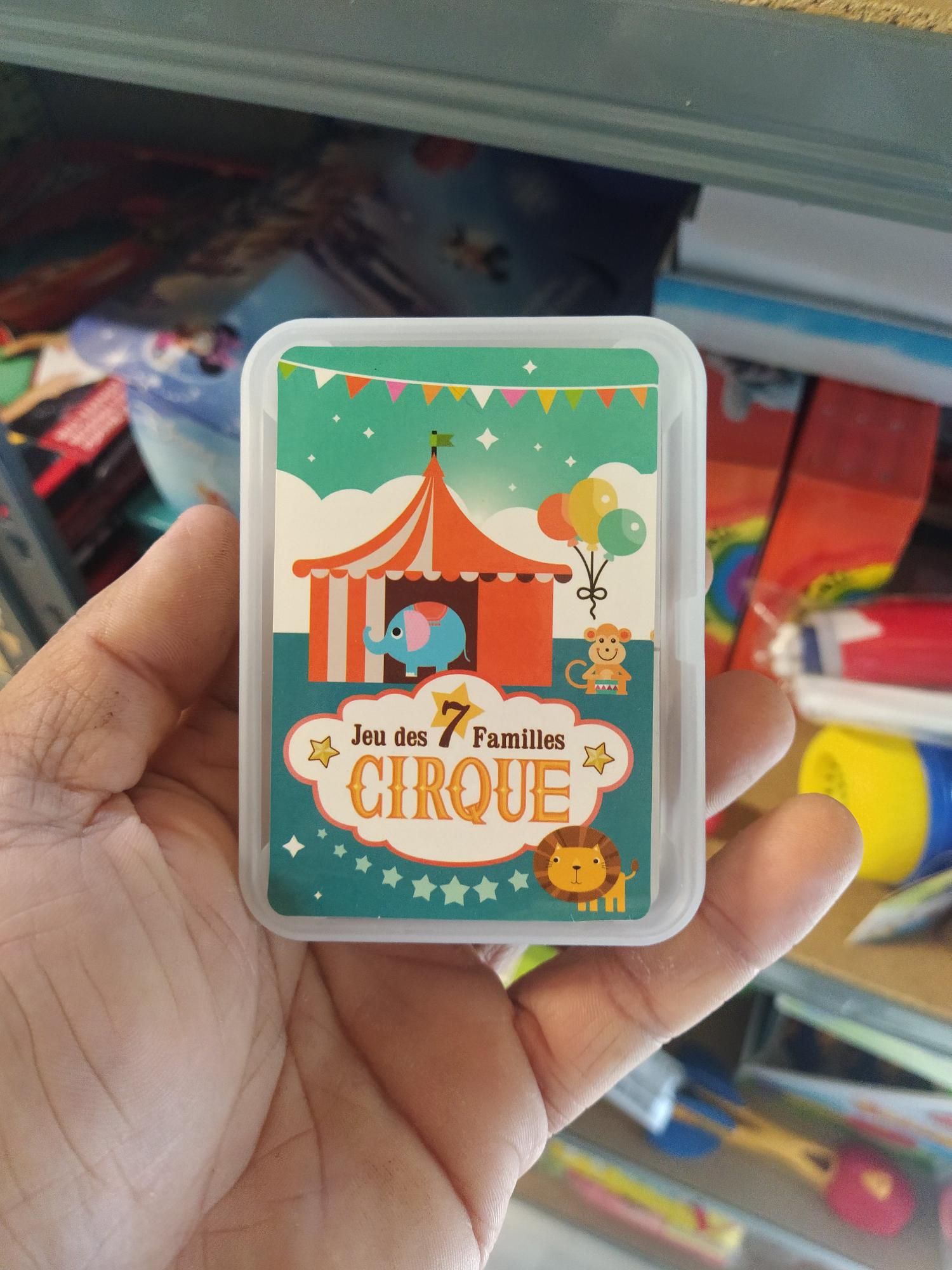 JEUX DE 7 FAMILLES CIRQUE