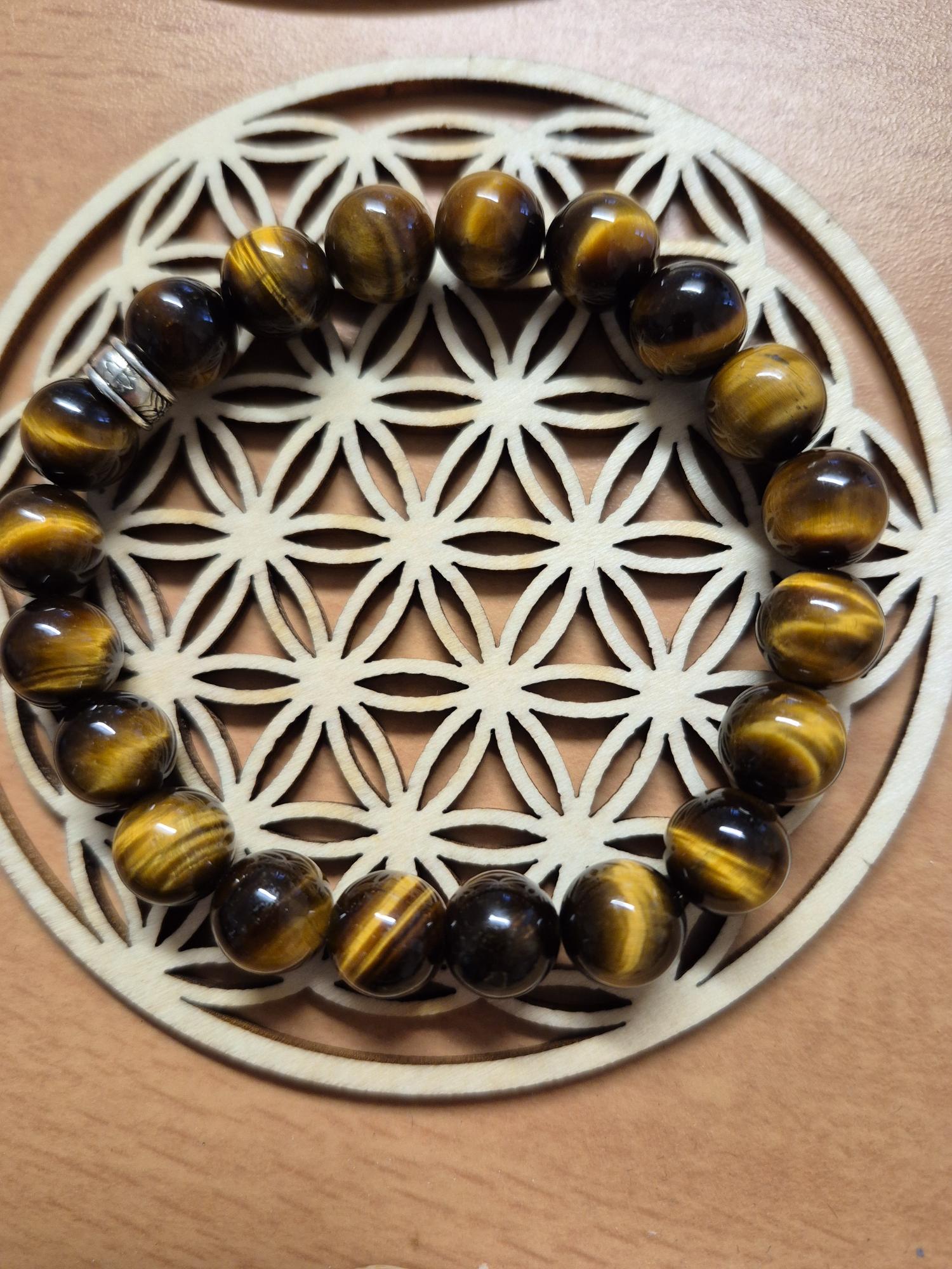 Bracelet œil de tigre 10mm