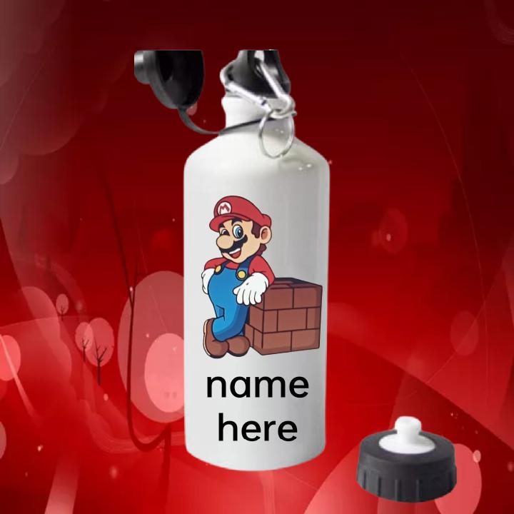 Mario Water Bottle With Free Personalisation 