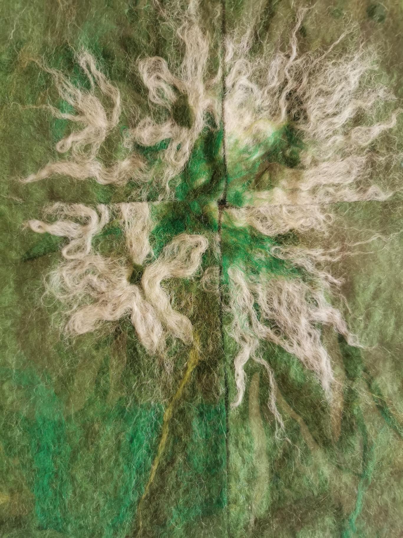 Wild garlic coasters 