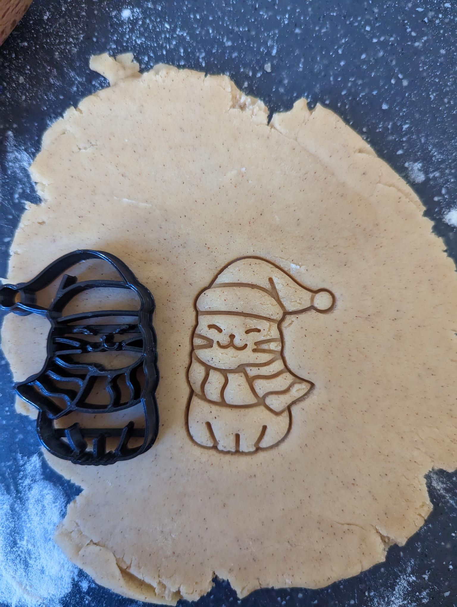 Chat De Noël Emporte Pièce 