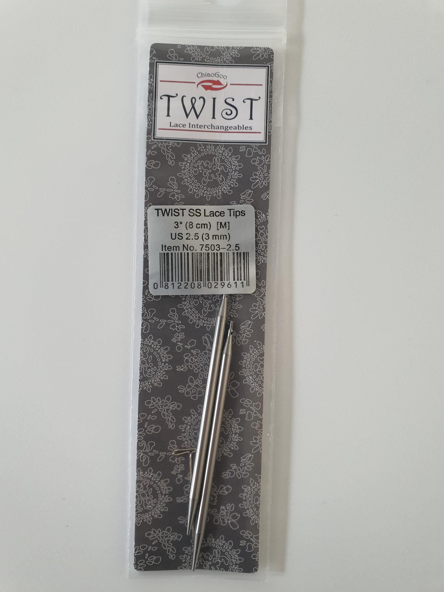 8 cm 3 mm Mini Chiaogoo twist lace interchangeables