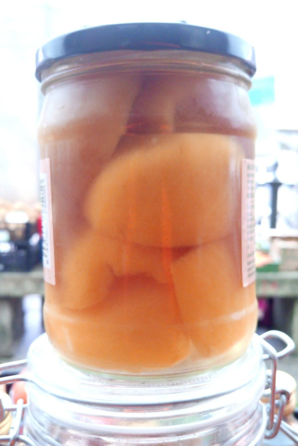 Melocotón Con Sirope De Arroz