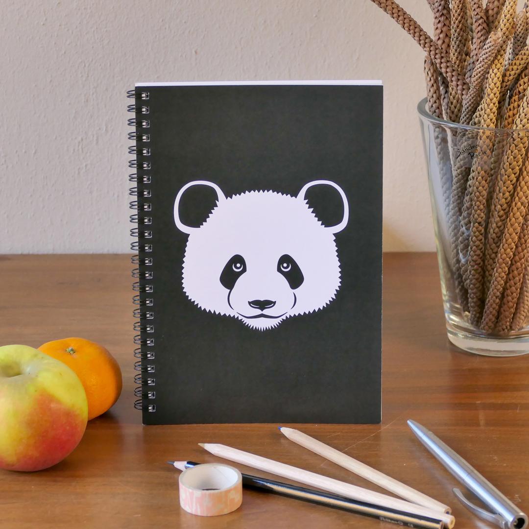 Spiralblock &quot;Pummeliger Panda&quot;