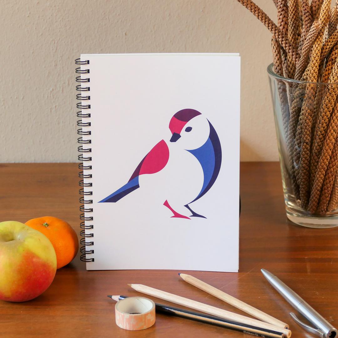 Spiralblock &quot;Blaubeermeise&quot;