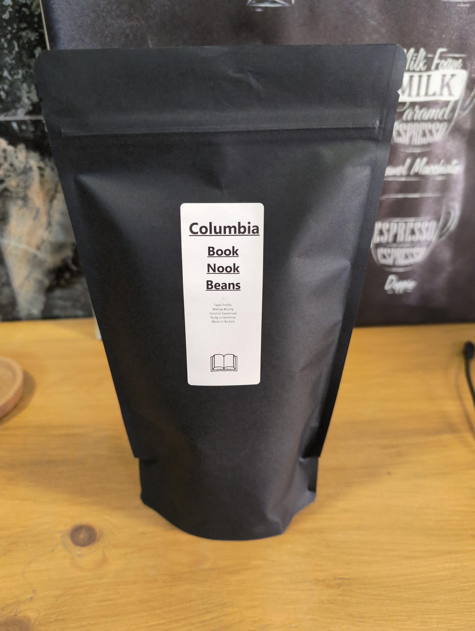 Columbia Coffee Beans - Book Nook Beans 