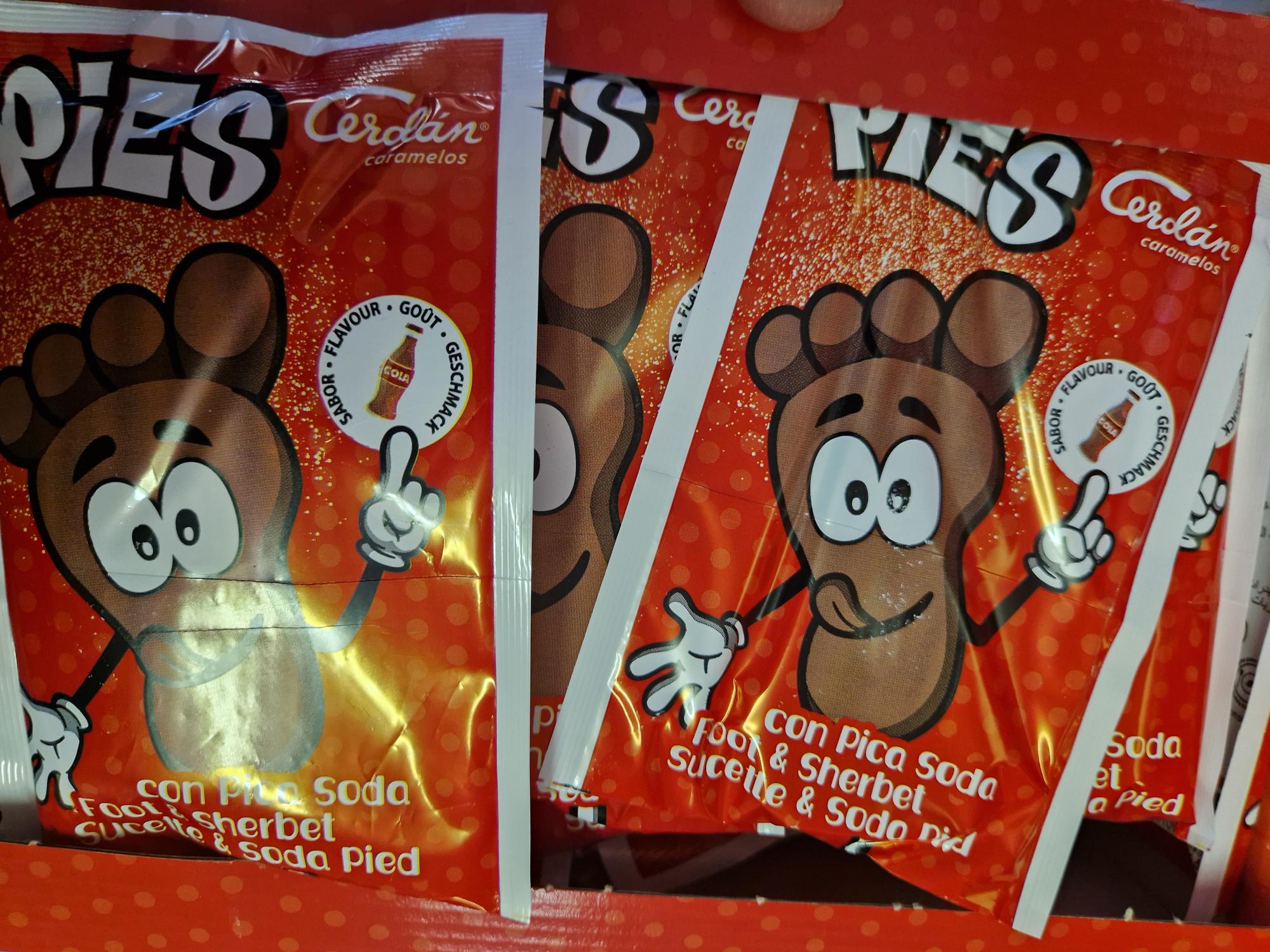 Sucette pied poudre coca