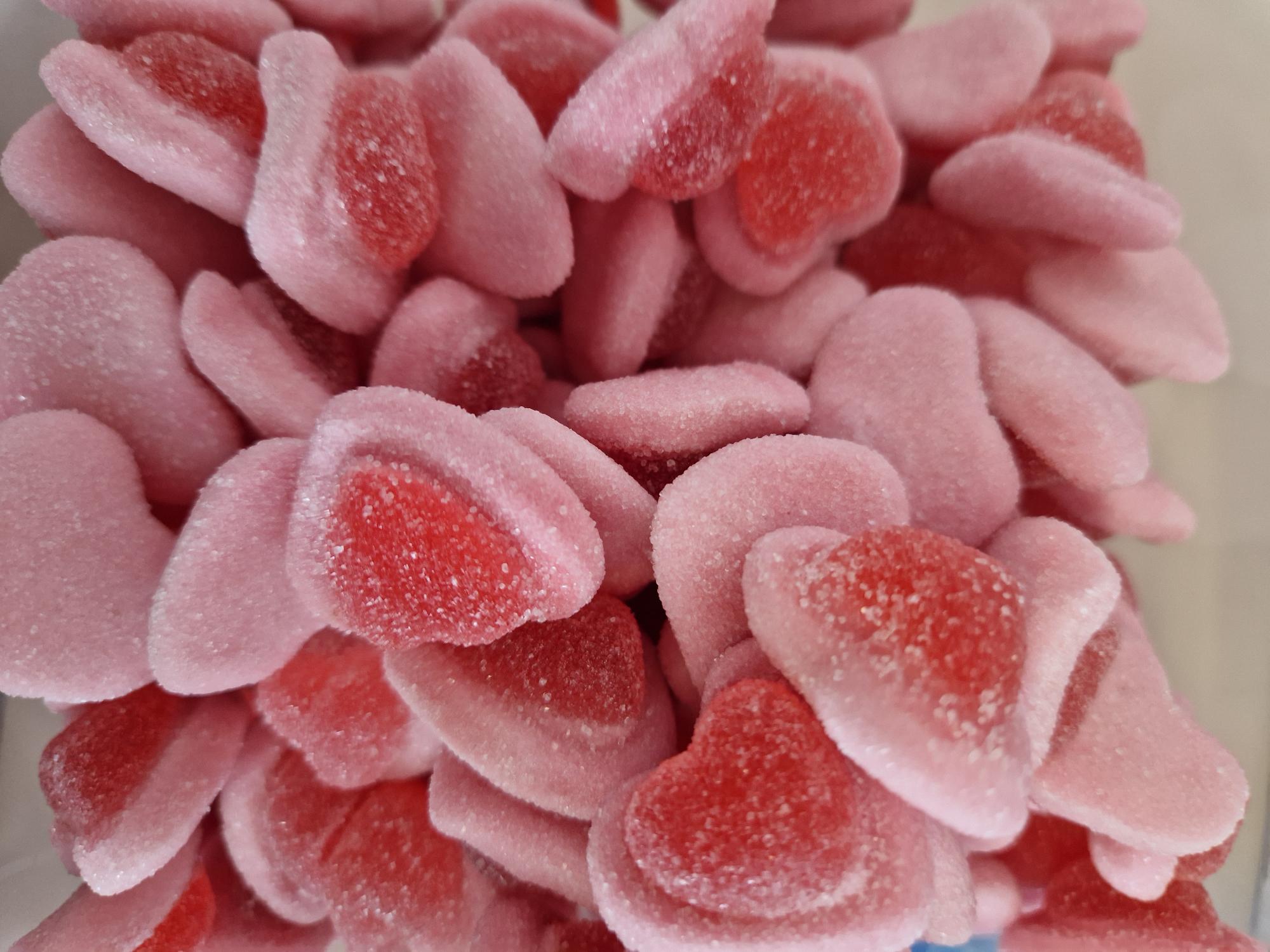 Cœur fraise acidulé (100g)