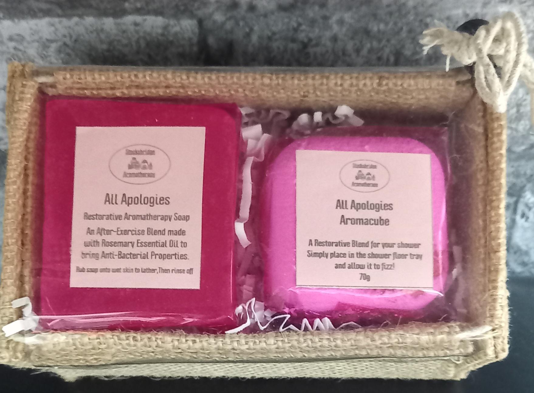 Small Shower Gift Set - All Apologies (Restorative/Pink)