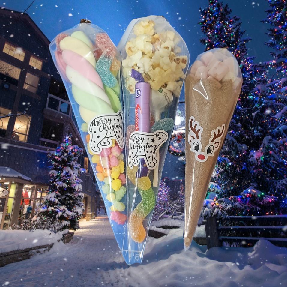 Cones hot chocolate / sweet cones / reindeer food