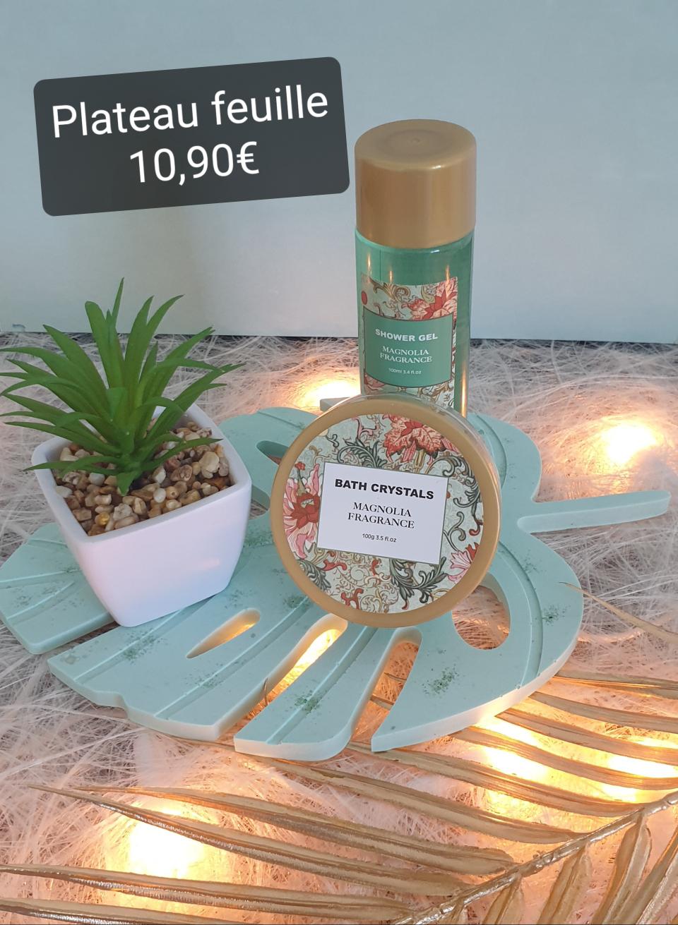 Plateau déco "Feuille"