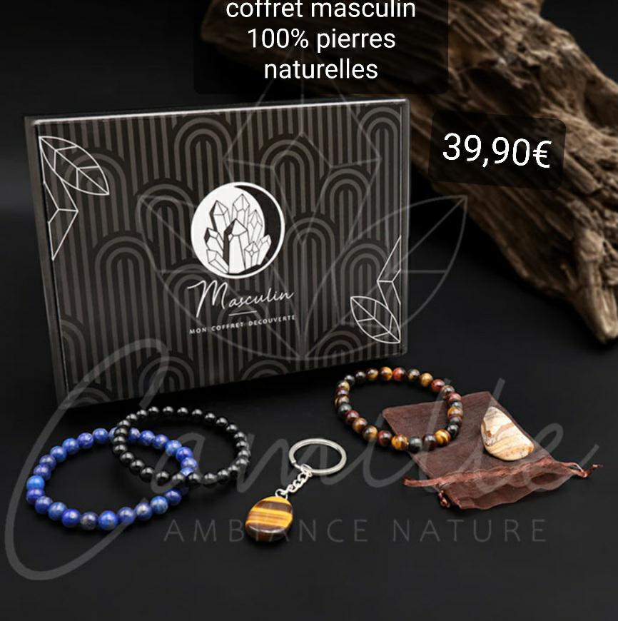 Coffret lithothérapie homme