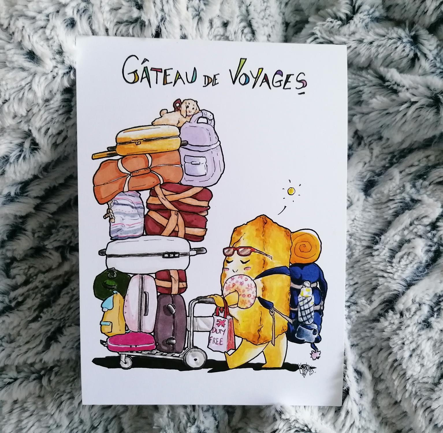 Print éd. lim. Gâteau de Voyages