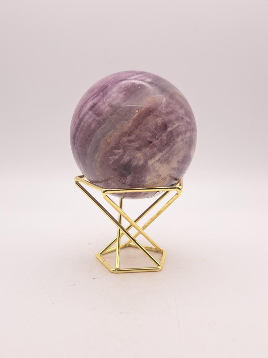 Fluorite Sphere - Purple &amp; Pink