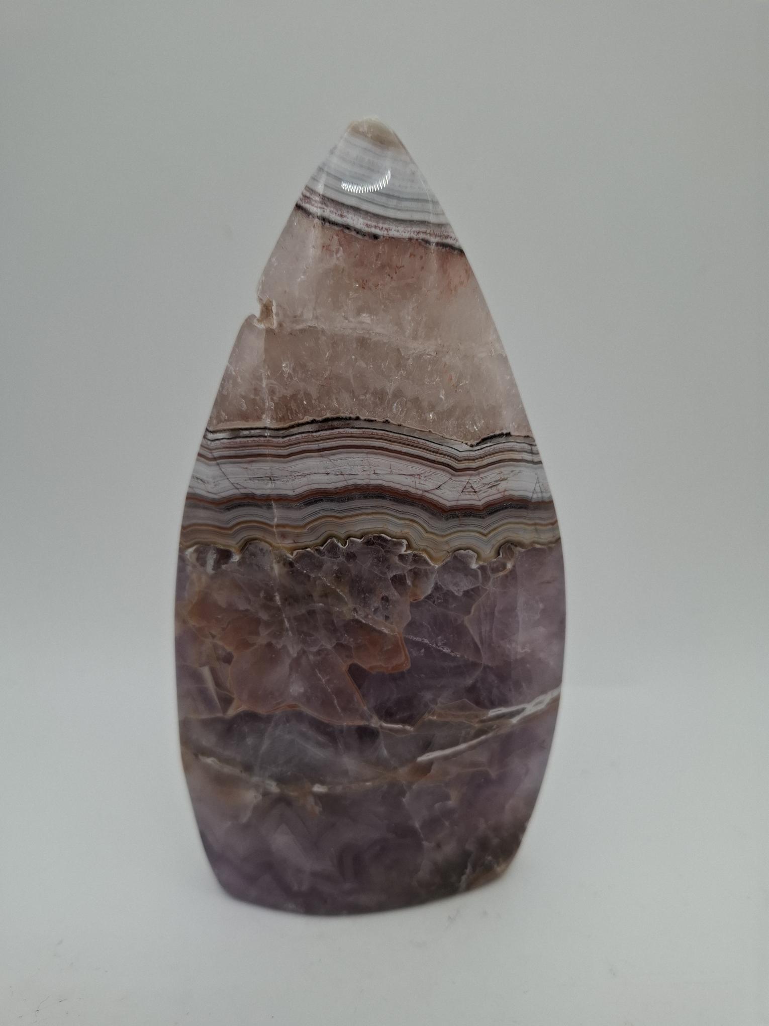 Amethyst Agate Teardrop