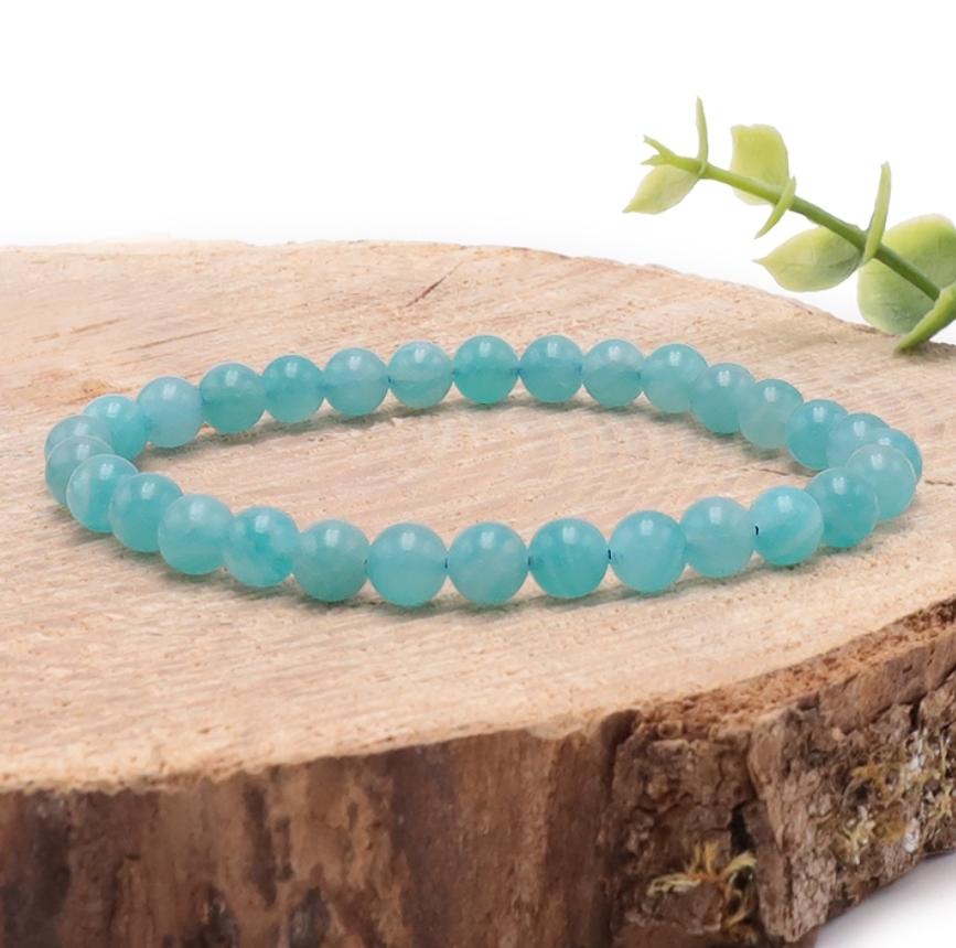Bracelet Amazonite 06mm AA