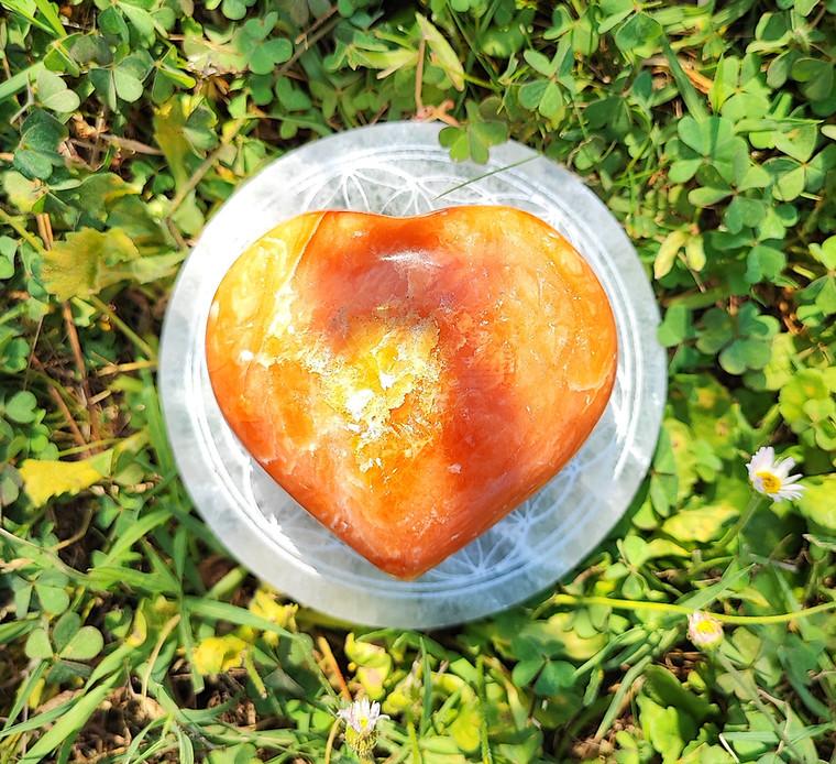 Coeur Calcite orange A