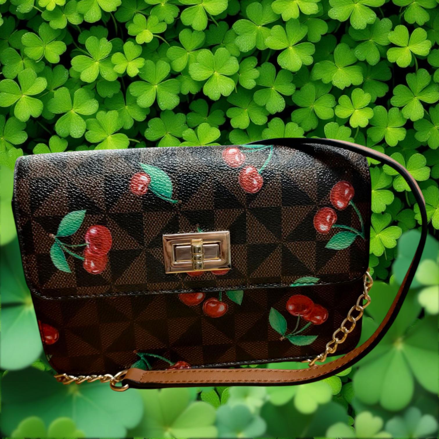 Sac à main motif Cerises 